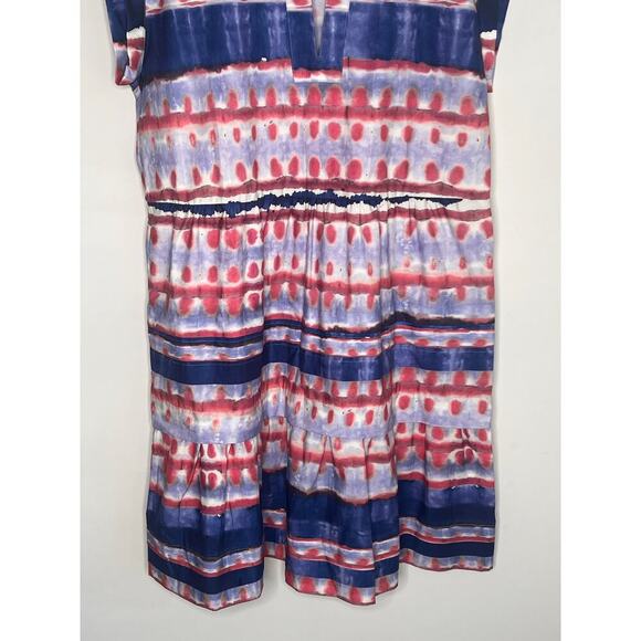 Marie Oliver Sawyer Cap Sleeve Tiered Mini Dress Summer Wash Women's Size S - Picture 4 of 9